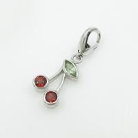 ポンテヴェキオ チェリー ガーネットチャーム