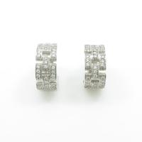 カルティエ マイヨンパンテール フルダイヤ ピアス