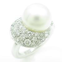 ミキモト シロチョウパールリング