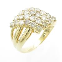 K18YG ダイヤモンドリング