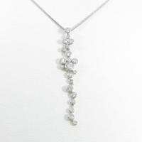 K18WG ダイヤモンドネックレス