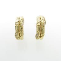 K18YG ダイヤモンドピアス