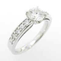 【リメイク】プラチナダイヤモンドリング 0．518ct・F・VS1・VERYGOOD30％引き