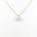 【リメイク】K18PG ダイヤモンドネックレス 1．012ct・M・SI1・VERYGOOD