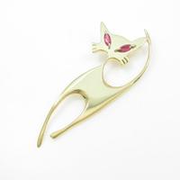 750YG キャット ルビーペンダント