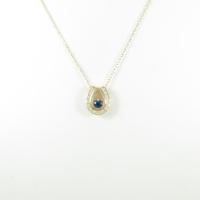 K18YG サファイヤネックレス