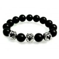 44LOCK-LEO Leo Ball オニキスブレスレット/bls013