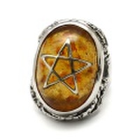 ALEX STREETER(アレックスストリーター) 　ANGEL HEART RING　AMBER　エンジェルハートリング　アンバー　ALR371　AM