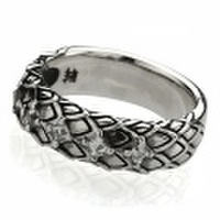 Bloody Mary（ブラッディマリー） BMR1436-ｗｔ　クロウルリングS-這う-　ｗ/ホワイトトパーズ