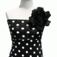 Bloomrooms◆アメリアローズシルクコサージュ・ヘッドドレス＊160ミリ（ピンクリップ付）◆ブラック