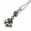 CHROME HEARTS(クロムハーツ)　1ボールBSフレアチャーム ペンダント【チェーン付】　ネックレス