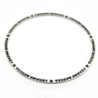 CHROME HEARTS(クロムハーツ)　NTFLバングル(ブレスレット)　4mm　サイズ：1 （Sサイズ相当）