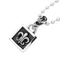 CHROME HEARTS(クロムハーツ)　フレームドチャーム/BSフレア ペンダント【チェーン付】　ネックレス