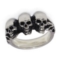 CRAZY PIG DESIGNS(クレイジーピッグ)　　TUDOR THREE SKULL チューダースリースカル　#1018