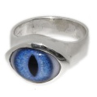 CRAZY PIG DESIGNS(クレイジーピッグ)　スモールラウンドアイリング(ブルー/キャッツアイ)　Small round eye #538