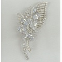 CZ 　フェアリー　デザイン　ブローチ