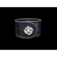 Fuck Around Lewisite(ファックアラウンドルイサイト)　パープルパイソンレザーブレスレットセットモデル　LB-0001+BT-3