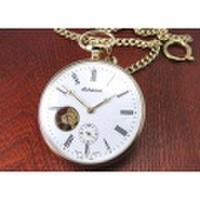 HABMANN ハッフマン 懐中時計 手巻き スケルトンRef.32658GRWH