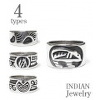 INDIAN JEWELRY ホピ族アーティストの作品『HOPI RING』【アメカジ・ネイティブ】IJ-021