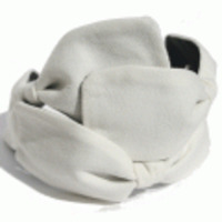 Jennifer Ouellette◆コットンツイルトリプルリボンヘッドドレス・カチューシャ◆ホワイト