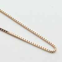 K18ピンクゴールド　ベネチアンブレスレット　18cm　0.6mm