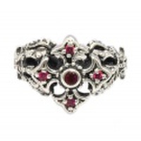 ROYAL ORDER(ロイヤルオーダー) ANTOINETTE FDL CROSS W/7CZS【SR548】DEEP PINK