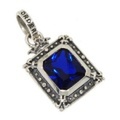 ROYAL ORDER(ロイヤルオーダー) 　ゴッド　スクエアペンダント　GOD SQUARE PENDANT CZ SP218