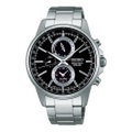SEIKO SPIRIT 男性用 SBPJ005 セイコー クロノグラフ ソーラー メンズ腕時計 名入れ刻印対応、有料　取り寄せ品