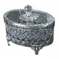 SILVER MIRROR SALON WARE ダエン型コットンケース　DJ-10