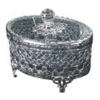 SILVER MIRROR SALON WARE ダエン型コットンケース　DJ-10