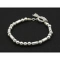 SYMPATHY OF SOUL（シンパシーオブソウル）　Arrow T-Bar Silver Beads Bracelet（アローTバーシルバービーズブレスレット）