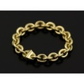 SYMPATHY OF SOUL（シンパシーオブソウル）　Oval Chain Ring Narrow - K18Yellow Gold（オーバルチェーンリング ナロー - K18イエローゴールド）