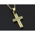 SYMPATHY OF SOUL（シンパシーオブソウル）　Small Gravity Cross Necklace - K18Yellow Gold w/Diamond（スモールグラビティクロスネックレス - K18イエローゴールド w/ダイヤモンド）