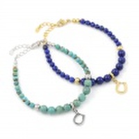 Safari4月号掲載 SYMPATHY OF SOUL（シンパシーオブソウル）　Ball Beads Bracelet w/Horseshoe（ボールビーズブレスレット w/ホースシュー）