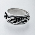 TRAVIS WALKER(トラヴィスワーカー)　スクロールバンドリング　SCROLL BAND RING　RGS090