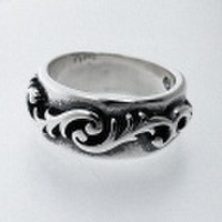 TRAVIS WALKER(トラヴィスワーカー)　スクロールバンドリング　SCROLL BAND RING　RGS090