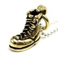 VASSER(バッサー) Biker Boot Pendant 2nd Brass w/Ball Chain(バイカーブーツペンダント セカンド ブラス)