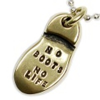 VASSER(バッサー)Soul Words Pendant Brass(ソウルワーズペンダントブラス) w/Chain [NO BOOTS NO LIFE]
