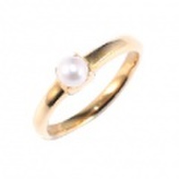 baby’s ring - K18YG 一連一石 - 6月 パール