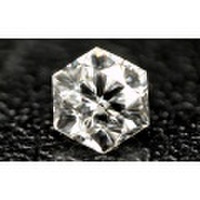 【 6角形 】天然ダイヤモンド ルース(裸石) 0.210ct, Dカラー, VS-1, 74面体カット【 中央宝石研究所 ソーティング袋付 】【 送料無料 】