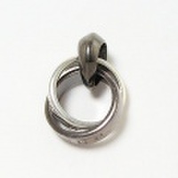 【M.G.C.】ダブルリングペンダント/BKロジウム