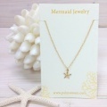 【MermaidJewelry】マーメイドジュエリー*14kgfスターフィッシュチャーム*ネックレス