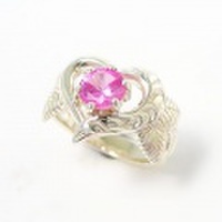 【Viewlu】≪石が選べる≫ハートinストーンリング/PKCZ〔9号-15号〕