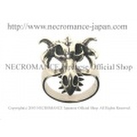 【ネクロマンス NECROMANCE】 シルバードラゴンスカルリング Silver Dragon Skull Ring 龍 骸骨