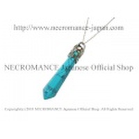 【ネクロマンス NECROMANCE】 ターコイズ ドロップティアーネックレス Turquoise Drop Tear Necklace 涙 トルコ石