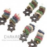 【メール便OK】フラワー＆ヘキサ・ピアス