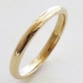【送料無料】 K18 / 2.0mm幅 Duperey simple straight ring (デュプレーシンプルストレートリング)