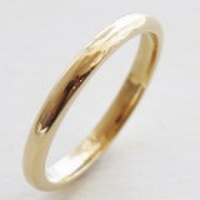 【送料無料】 K18 / 2.0mm幅 Duperey simple straight ring (デュプレーシンプルストレートリング)