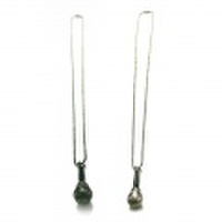 【送料無料】【range】MIC necklace Black Silver ネックレス ペンダント 黒 銀 レンジ
