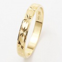 【送料無料】【イタリア製】ダイアナ(DIANA)18金/750/K18WG/イエローゴールド 美しいカットリング(雪の華)　1177-RG15